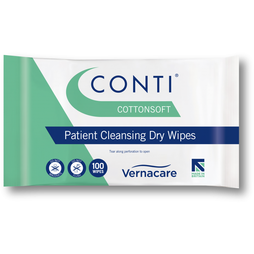 Conti® Cotton Soft Wipe Regular 30x32cm - 20 cases of 100 Wipes