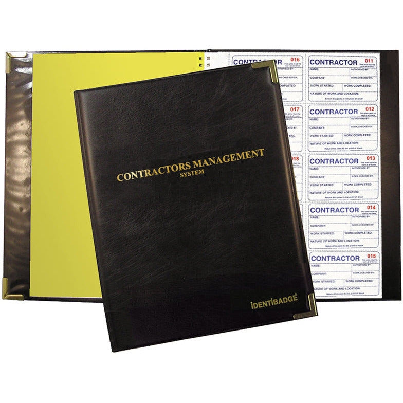 Contractor System Book - Refill of 100 Inserts - Identibadge