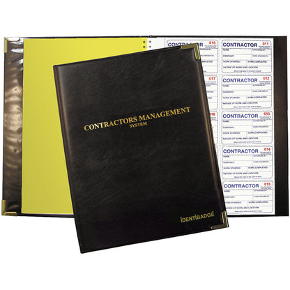 Contractor System Book - Refill of 100 Inserts - Identibadge