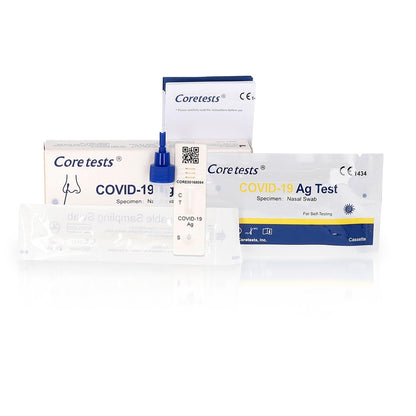 Covid 19 Lateral Flow Test - Rapid Antigen Nasal Swab - Single - Core Tests