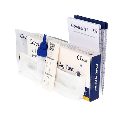 Covid 19 Lateral Flow Test - Rapid Antigen Nasal Swab - Single - Core Tests