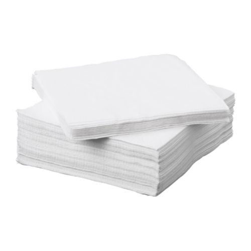 Napkin 2-Ply 330x330mm White (Pack of 100) - Discontinued