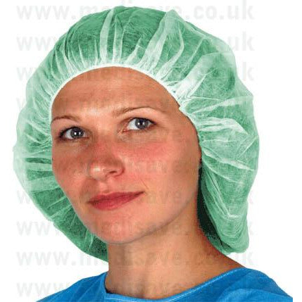 Premier Standard Mob Caps - GREEN - Per Case of 1000