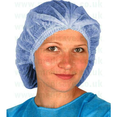 Premier Pleated Mob Caps - NAVY - per Case of 1000