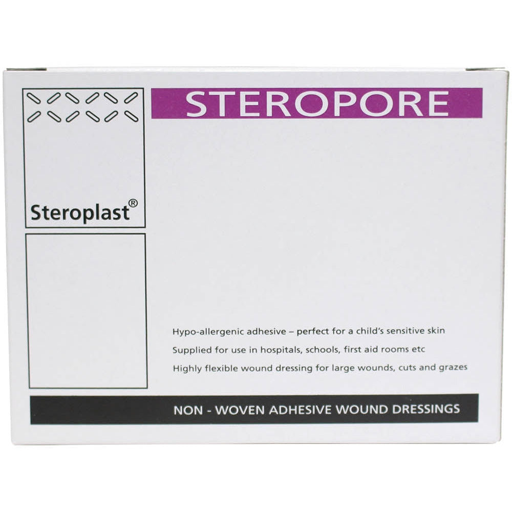 Steropore Non Woven Adhesive Dressing 6 x 7cm - Box of 25 - Steroplast