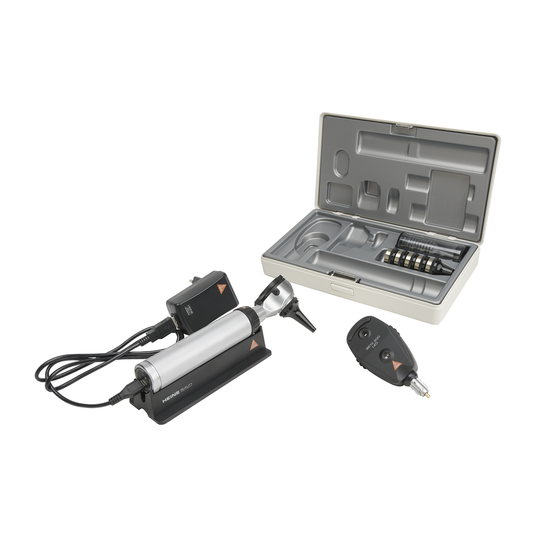 BETA 200 Ophthalmoscope in LED + BETA 100 Otoscope in 3.5V + BETA4 USB Rechargeable Handle + USB Cord + Plug-in Power Supply