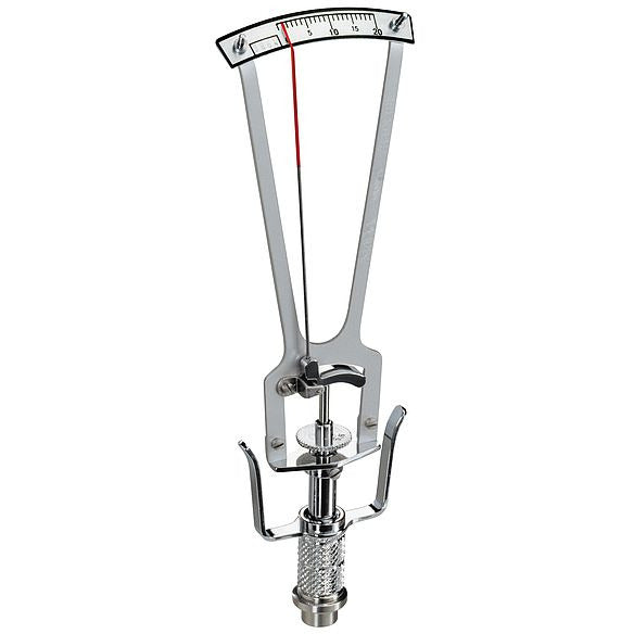 Schiötz C Tonometer - Inclined Scale with 4 Weights - Silver - Riester