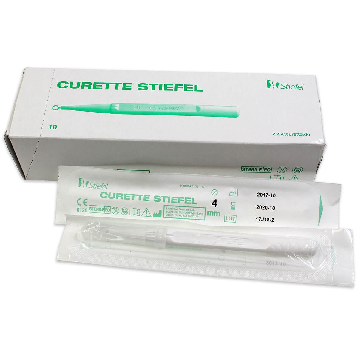 Stiefel Ring Curette Size: 4mm x 10 - Schuco