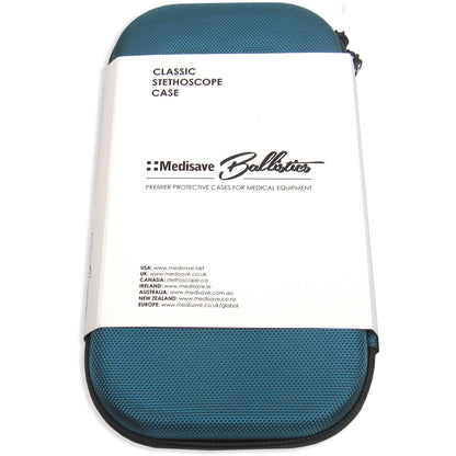 Medisave Ballistics Premium Classic Stethoscope Case - Teal