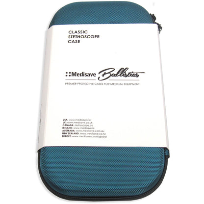 Medisave Ballistics Premium Classic Stethoscope Case - Teal