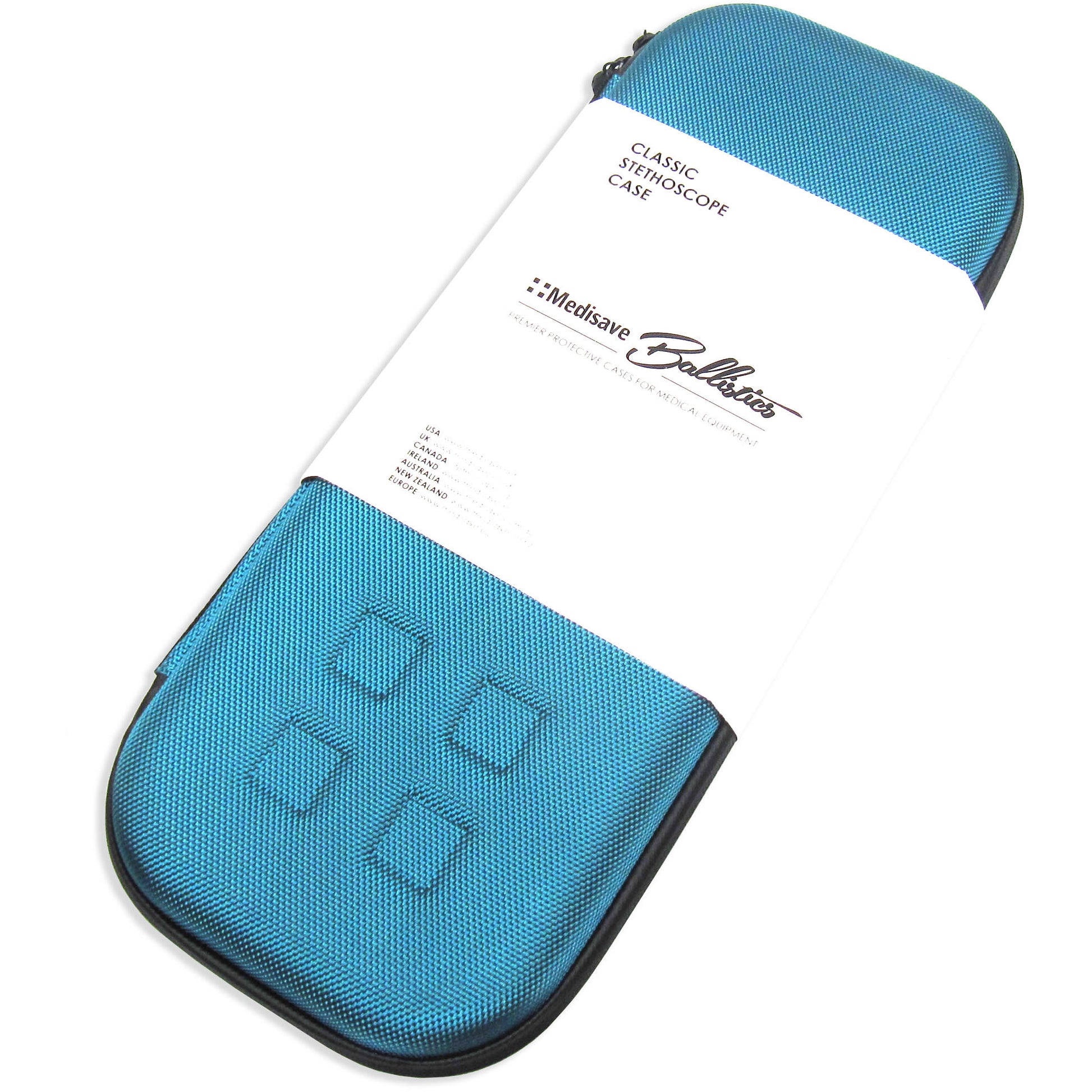 Medisave Ballistics Premium Cardiology Stethoscope Case - Teal