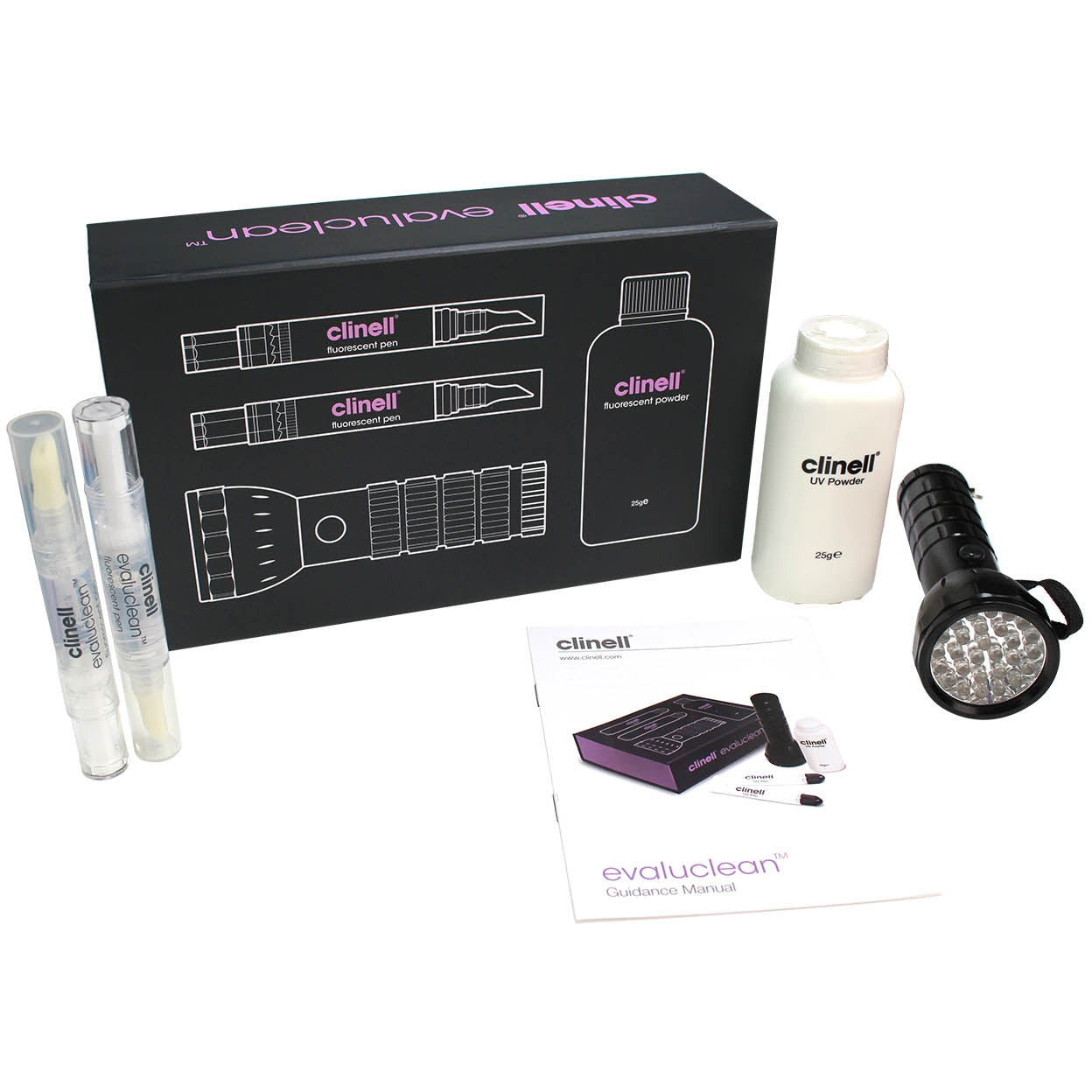 Clinell Evaluclean UV Torch Kit