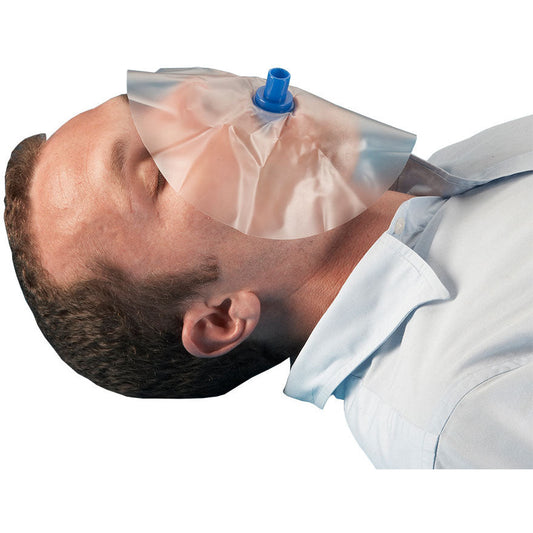 Resuscitation Shield Disposable with Mouthpiece - Individual