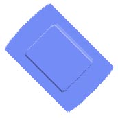 Economy Blue Plasters 7.2 x 5.1cm per Box of 100