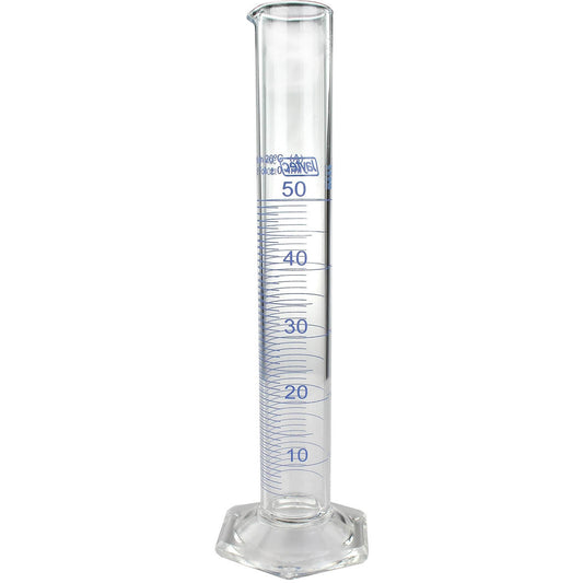 Government Stamped Glass Cylinder Measure - 50ml - Single - Denward