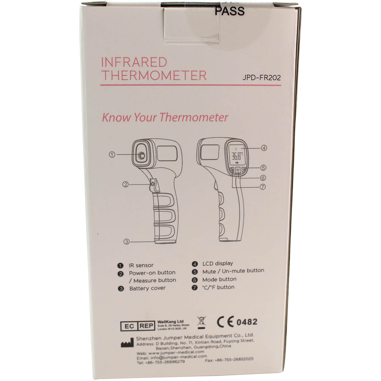 Non-Contact Infrared Thermometer - Discontinued