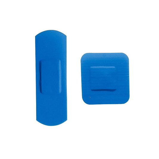 HypaPlast Blue Catering Plasters, Assorted (Pack of 20) - Safety First Aid