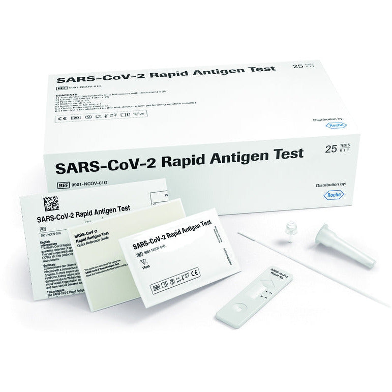 Roche SARS-CoV 2 Rapid Antigen Test x 25 (For COVID-19) - Roche