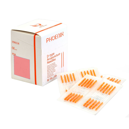 Phoenix Plastic Handle Detox Acupuncture Needle - 0.22 X 13mm - Phoenix Medical