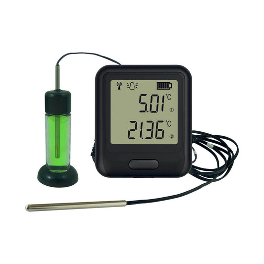 Lec High Accuracy External Thermistor Wifi Temperature Sensor Data Logger With Twin Probes