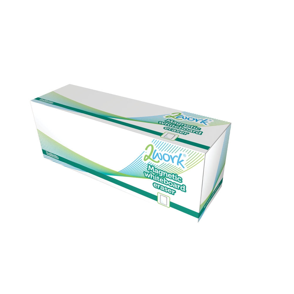 2Work Magnetic Refillable Whiteboard Eraser – Medisave UK