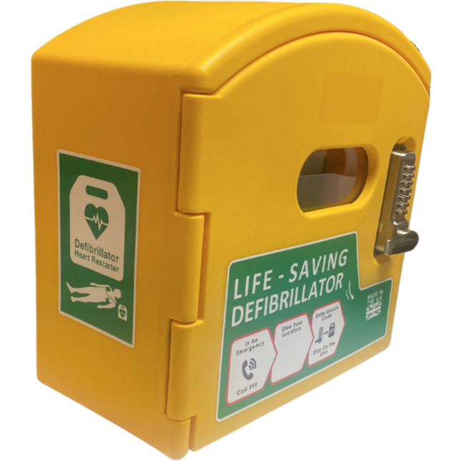 DefibCaddy - AED Outdoor Cabinet - Locked