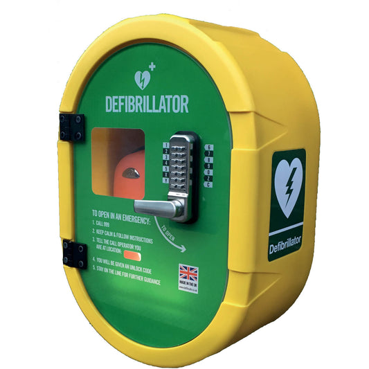 Secure External Defibrillator Cabinet DS2 Locked