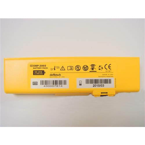 Defibtech Standard 4 year Battery Pack for use with Lifeline View, PRO & ECG