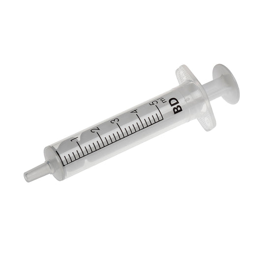 BD Discardit 5ml Eccentric Tip Syringe, 2 Piece x 100