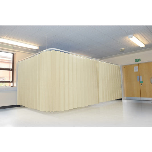 Disposable Curtains Eyelet Fit Medium 3750mm x 2000mm - Sand x 10 - Opal Health