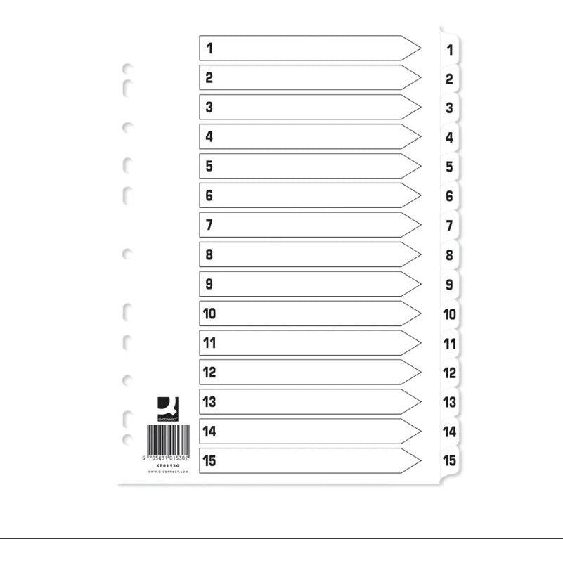 1-15 Part Divider Set – Medisave UK