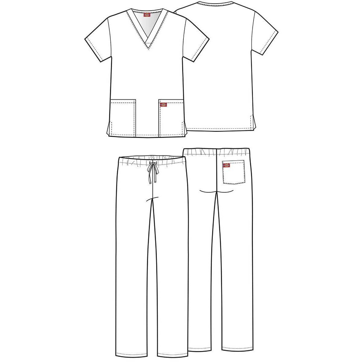 Unisex Dickies Scrub Sets - 