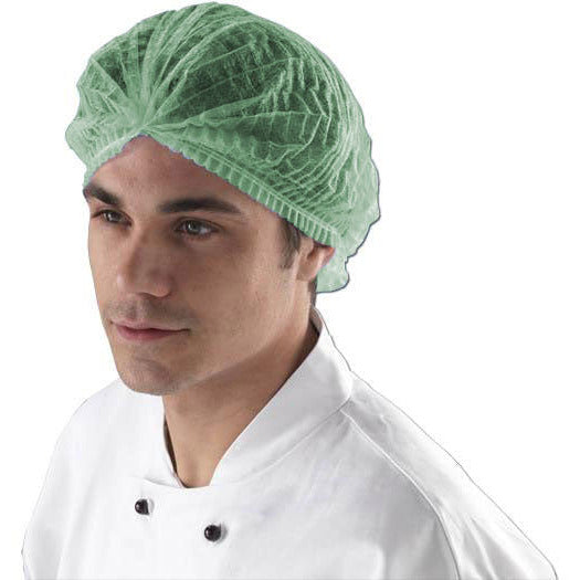 Green Pleated Mob Caps x 1,000 