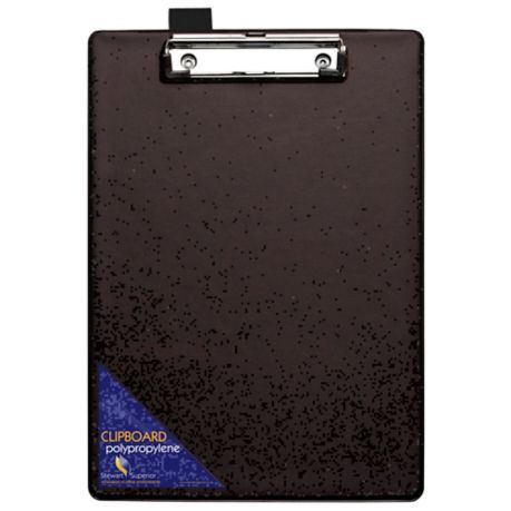 PVC Coated Black Foolscap Clipboard - Discontinued