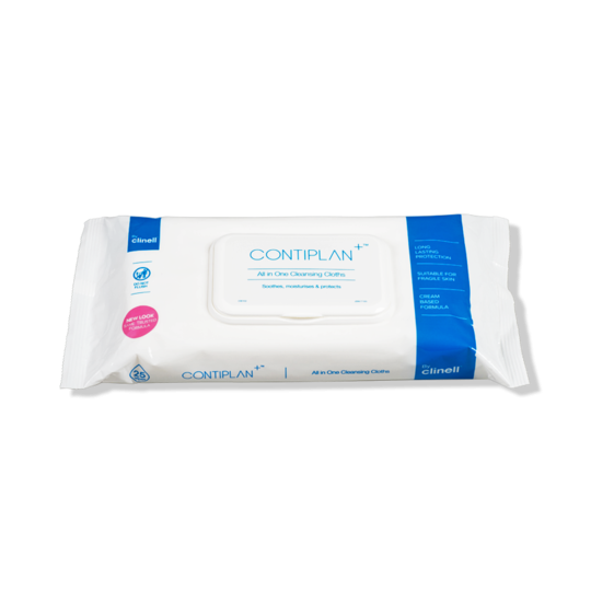 Clinell Continence Contiplan Care Wipes - Pack of 25 – Medisave UK