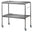 Bristol Maid S. Steel Dressing Trolley - 900mm - Fixed Shelves