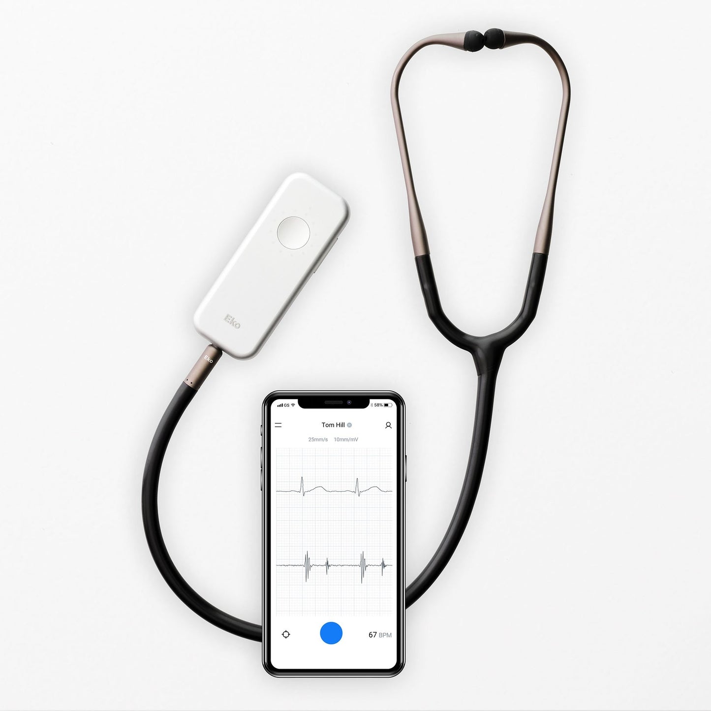 Eko DUO Portable ECG + Digital Electronic Stethoscope [Bluetooth]