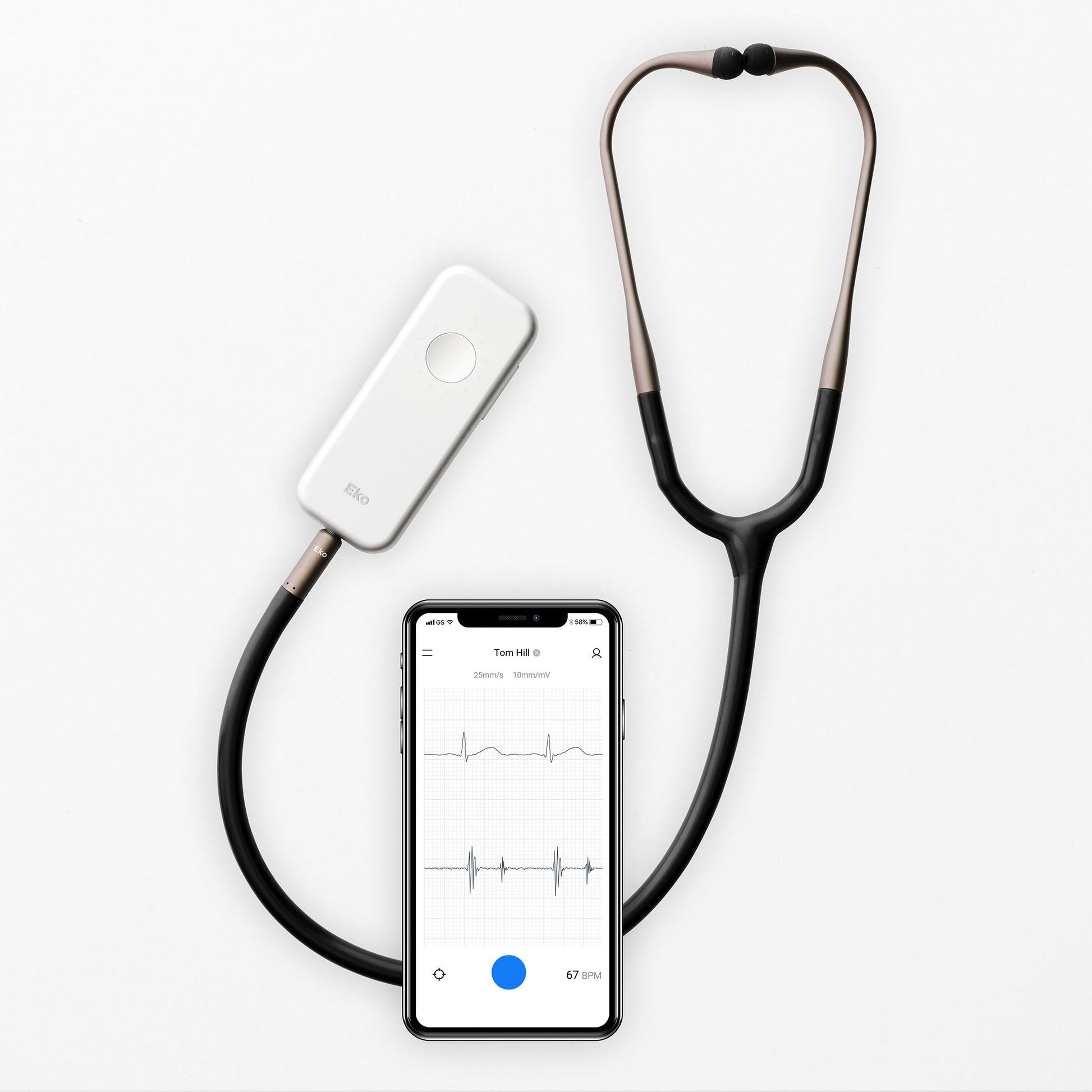 Eko DUO Portable ECG + Digital Electronic Stethoscope [Bluetooth] - Eko