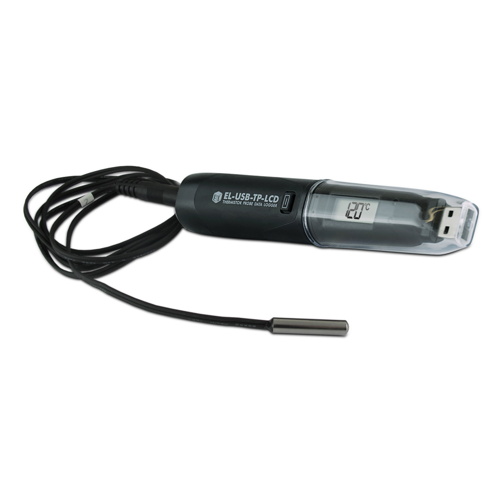 High Accuracy Temperature Probe USB Data Logger with LCD - EasyLog