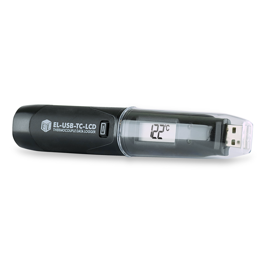 K, J, and T-type Thermocouple Temperature USB Data Logger with LCD - EasyLog