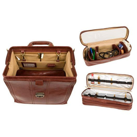 Elite Traditional Medical Case - Brown Leather