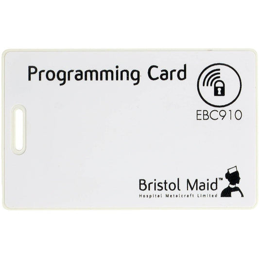 Bristol Maid eClean Lock Card - Programming Card Staff Pair Unique