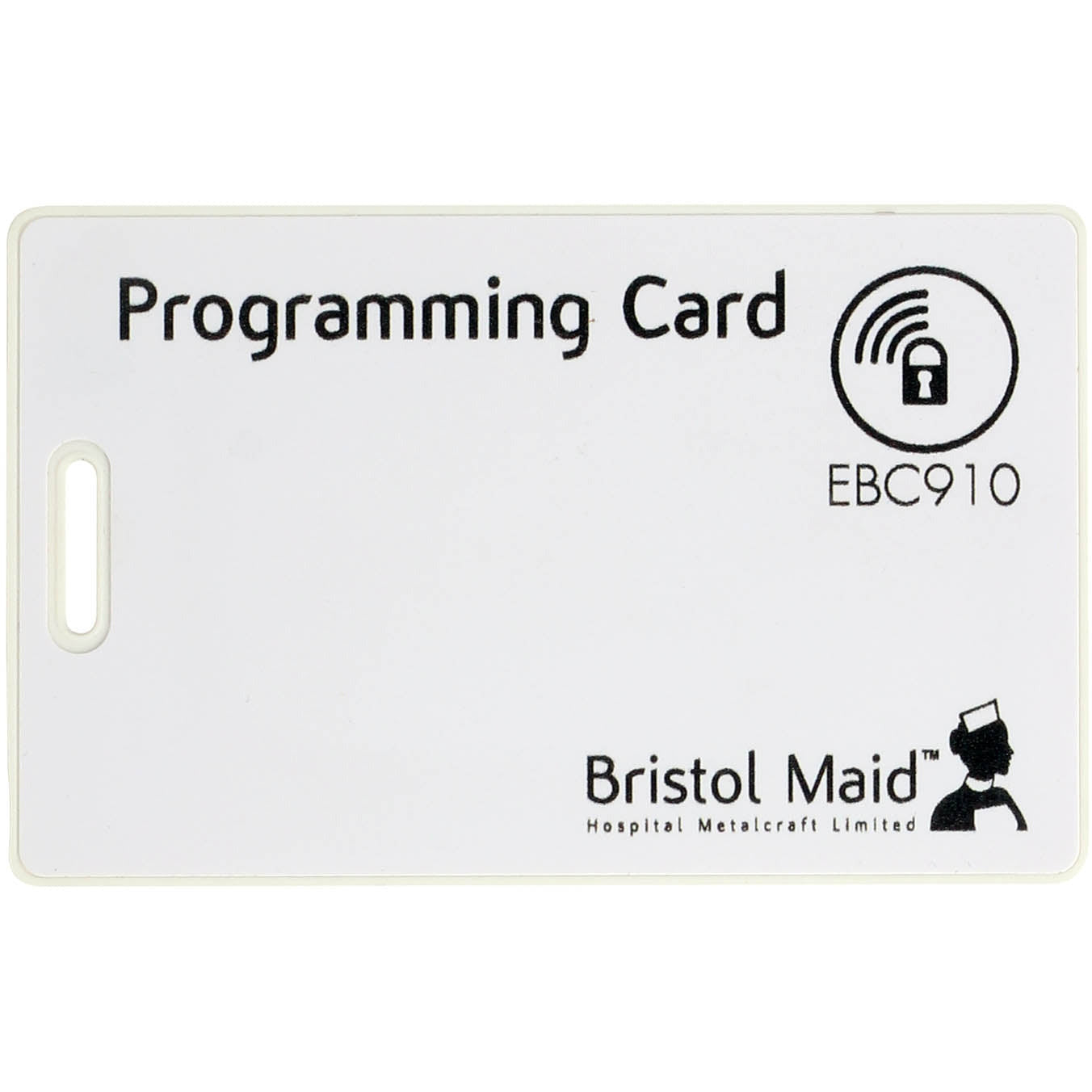 Bristol Maid eClean Lock Card - Programming Card Staff Pair Unique