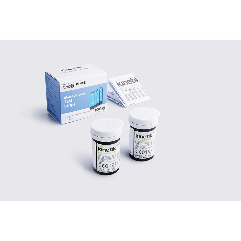 Blood Glucose Test Strips – Pack of 50 (for AG-607) - Kinetik Wellbeing