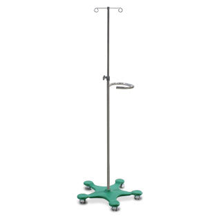 Bristol Maid Easy Clean IV Stand, Two Hook, Handle