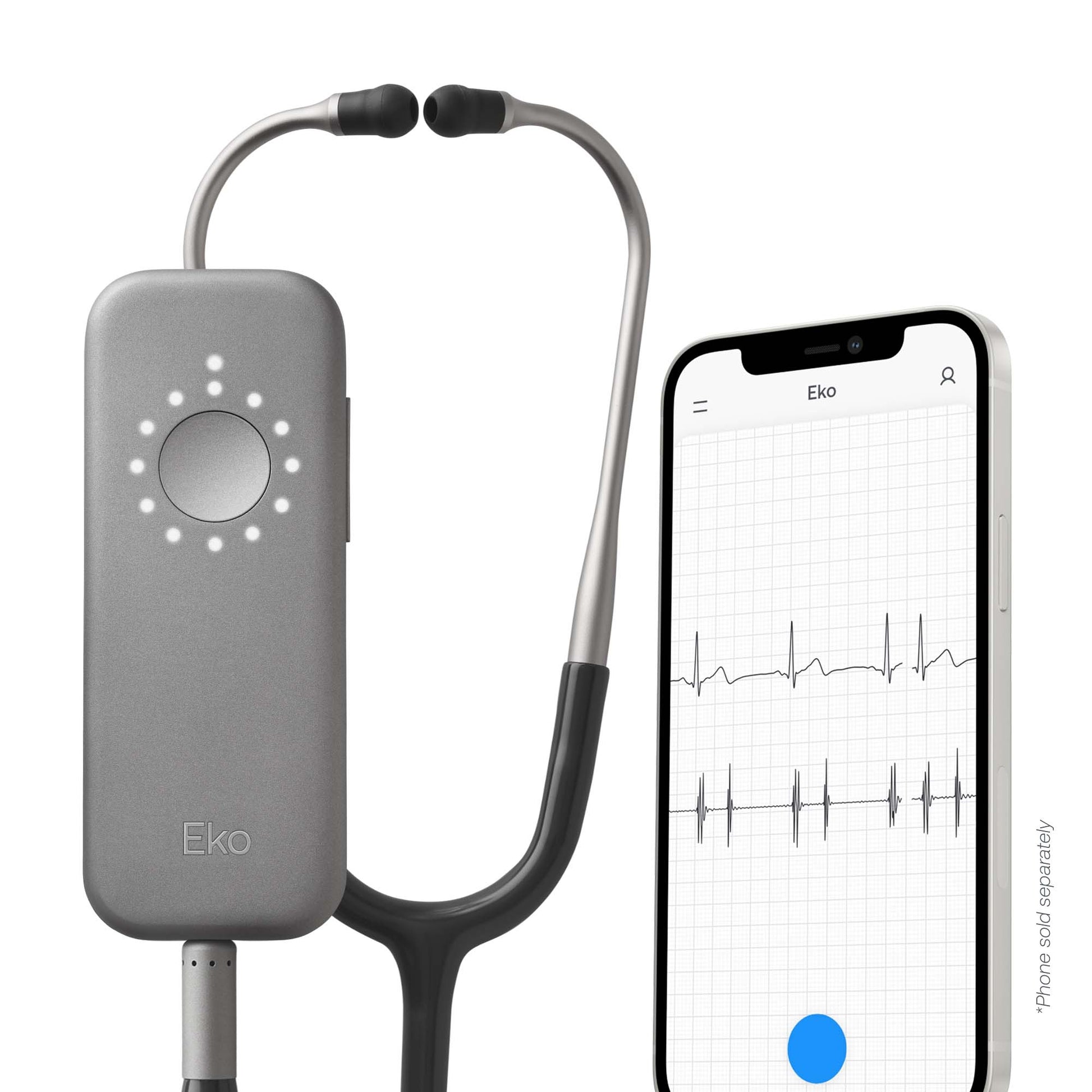 Eko DUO Portable ECG + Digital Electronic Stethoscope [Bluetooth] - Eko