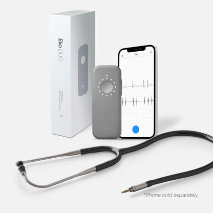 Eko DUO Portable ECG + Digital Electronic Stethoscope [Bluetooth] - Eko