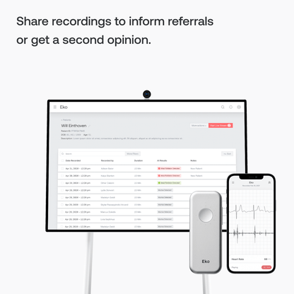 Eko DUO Digital Electronic Stethoscope and ECG with Bluetooth - Eko
