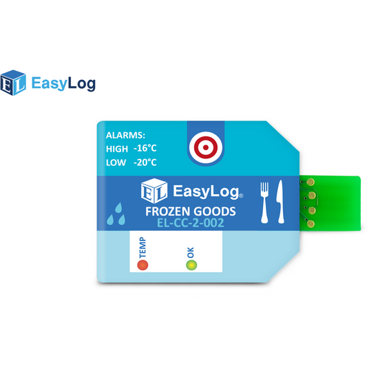 Single Use Frozen Goods Temperature & Humidity Data Logger - Pack of 10 - EasyLog