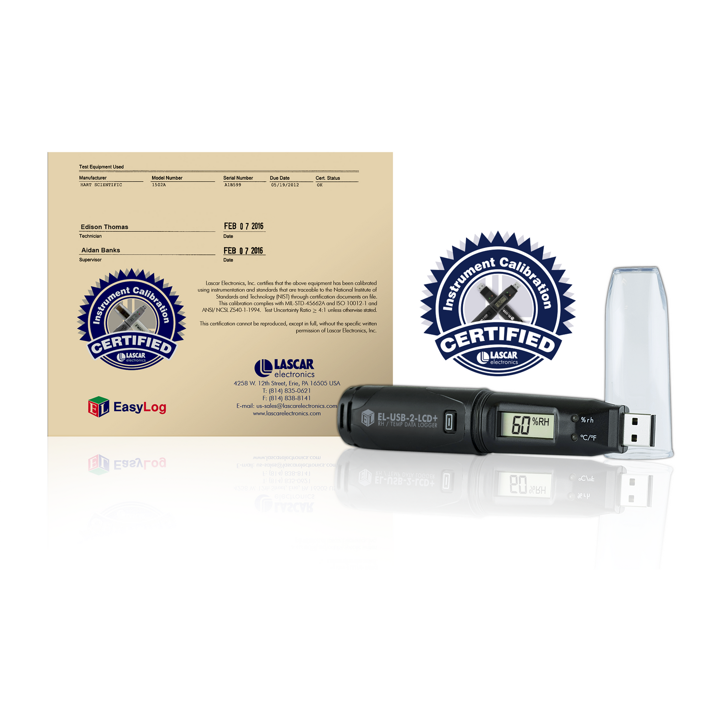 EL-WIFI-TP with Temperature Calibration Certificate - EasyLog